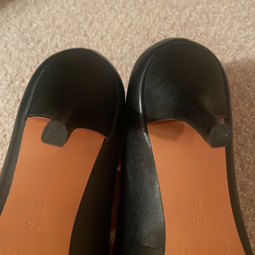 Black/Black-white Coach heels - Picture 10 of 10